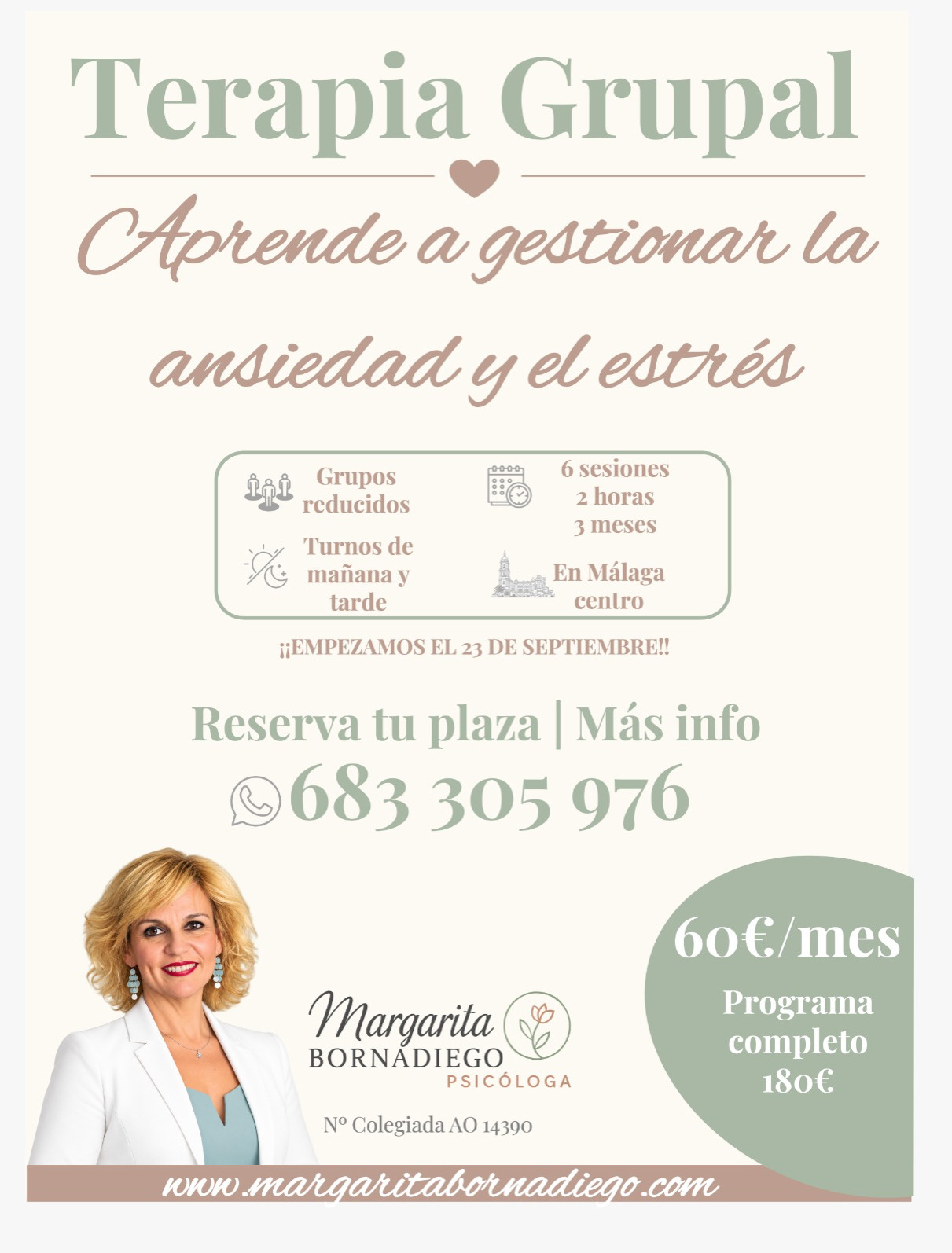 sesión terapia de grupo